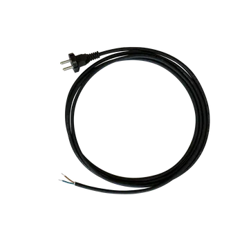 Napájecí kabel ELSYFLEX 22152B2103N Pohyblivý přívod 3m, H05RR-F2x1mm2, přímá vídlice, černá