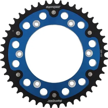 Řetězová sada pro motocykl SUPERSPROX Řetězová rozeta SUPERSPROX STEALTH RST-990:45-BLU modrá 45 zubů, 520