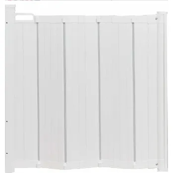 Dětská zábrana BABYDAN šroubovací lamelová zábrana ALMA 55-89 cm Bílá