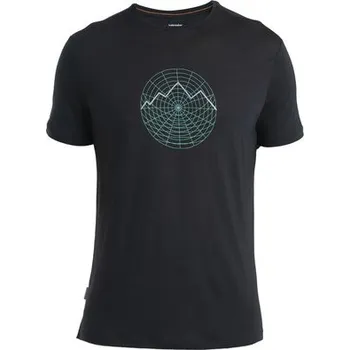 Icebreaker Mens Merino 125 Cool-Lite Sphere III SS Tee Vision Grid, Black 0A56W5001 pánské tričko XL + Doprava zdarma