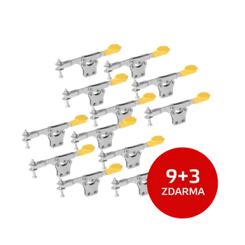 Svěrák JC Metal Sada 9+3 ks: Vodorovná upínka 110 UR