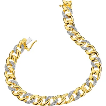 Náramek Zlatý náramek s diamanty - 18 cm - 1,50 ct - ryzost 585 - 160.531