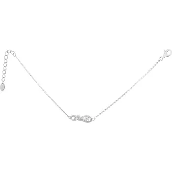 Náramek Stříbrný náramek se zirkony - AP535-0346