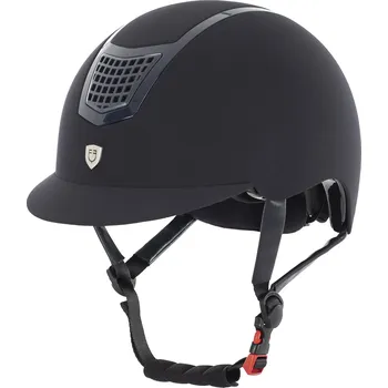 Jezdecká přilba EQUESTRO Helma jezdecká Eclipse Plain Velvet Equestro, navy Obvod hlavy: 53-55 cm