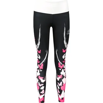 Dámské kalhoty Dámské dlouhé legíny premium ALTISPORT VOJ/ALW022LEG01 ČERNORŮŽOVÁ M