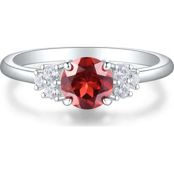 Prsten Olivie Stříbrný prsten PŘÍRODNÍ GRANÁT 8933 Velikost prstenů: 9 (EU: 59-61) Ag 925; ≤2,0 g.