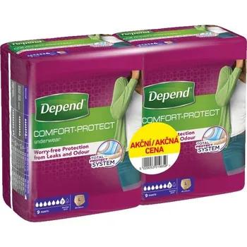 Depend Normal inkontinenční kalholtky L, 2x 9 ks