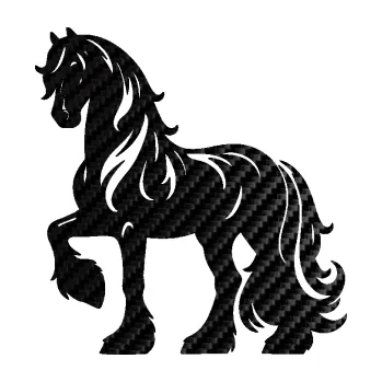 Samolepící dekorace SAMOLEPKA Kůň 108 levá (50 - 3D karbon černý) NA AUTO, NÁLEPKA, FÓLIE, POLEP, TUNING, VLASTNÍ TEXT, TISK, AUTOSAMOLEPKY.cz, POLEPY, OBRÁZEK, LOGO, SAMOLEPKY