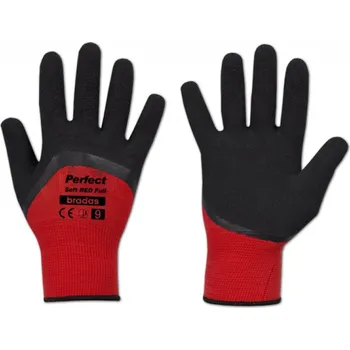 Rukavice PERFECT SOFT FULL RED 10 - červené