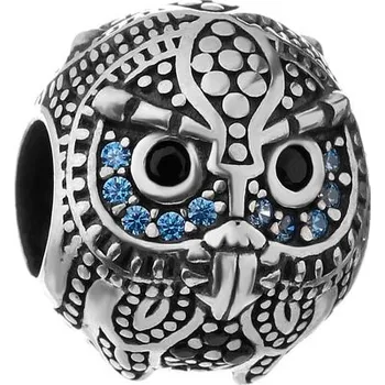 Přívěsek Stříbrný přívěsek Beads se zirkony - sova - AP527-6699