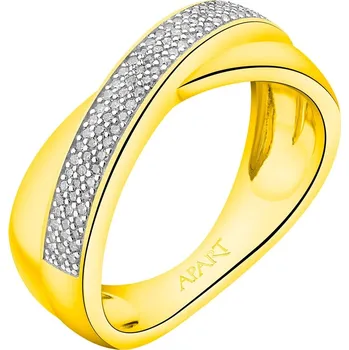 Prsten Zlatý prsten s diamanty - 0,14 ct - ryzost 585 - 203.211