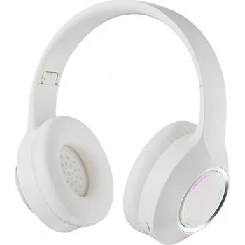 Sluchátka Bezdrátová sluchátka s BT přes hlavu - bílá