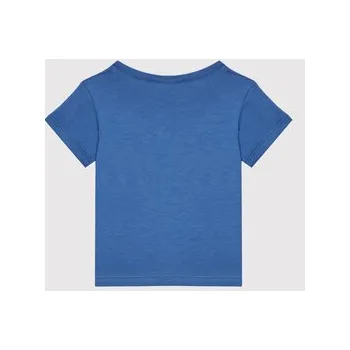 Pánská móda United Colors Of Benetton T-Shirt 3I1XG102N Modrá Regular Fit 82