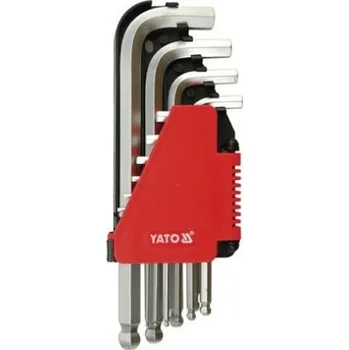 Klíč Yato Sada klíčů imbus s kuličkou 10 ks delší
