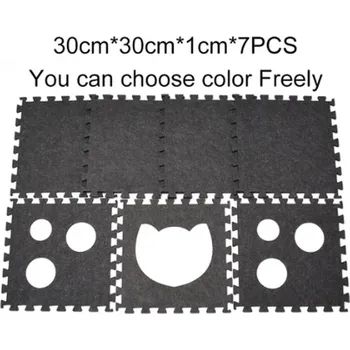 Pelíšek pro kočku Interaktivní domeček pro kočky z vlněné plsti Barva: Černá