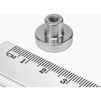 Dekorativní magnet orodian.cz Magnet v pouzdře s vysunutým vnitřním závitem 16×4,5 mm - N38