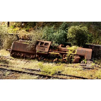 Modelová železnice NOCH 60763 H0 Tvrzená pěna - zapomenuté místo železniční havárie NO60763