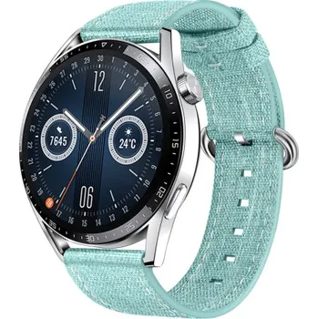Řemínek na hodinky BSTRAP | BStrap Denim reminek na Samsung Galaxy Watch Active 2 40/44mm, light green (SSG030C05)
