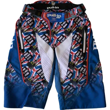 Cyklistické kalhoty PULL-IN cyklo kraťasy MX Death 13 blue/white/red - 28
