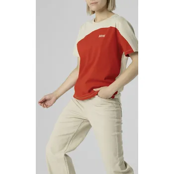 Dámské triko MINI - vibrant silver / rebel red Velikost: S