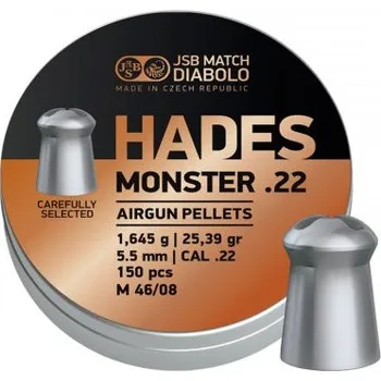 Vzduchovka Diabolo JSB HADES - 5,5mm (.22) / 1,645g - (150ks)