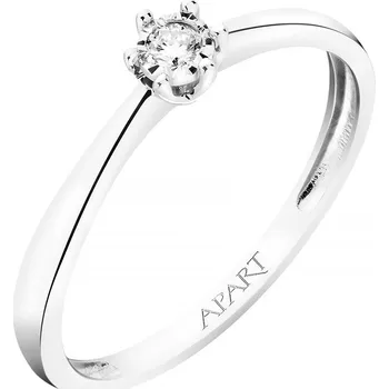 Prsten Prsten z bílého zlata s briliantem - 0,02 ct - ryzost 585 - 101.224