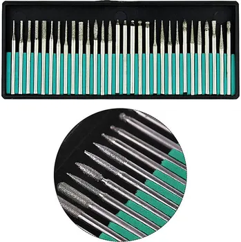 Bruska na nehty Sada nástavců do brusky na nehty 30ks