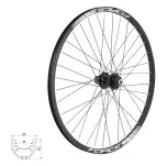 kolo zadní FORCE BASIC DISC 622x19 F804333-6d 32d