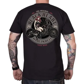 BLACK HEART Triko Ember černá - L