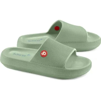 Pánské pantofle Schu'zz / Mbargo Sarl Francie Pánské nazouvací pantofle Schu'zz Claquette 0135 oliva Velikost: 44/45 velmi pohodlné a lehké pantofle