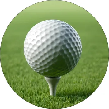 Jedlá dekorace na dort Jedlý papír golfový míček