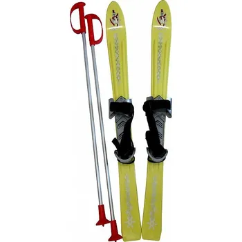 Sjezdové lyže Dětské lyže 90 cm žluté