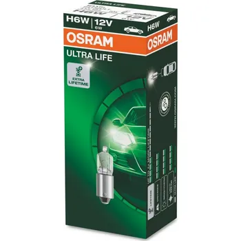 Žárovka Osram H6W, Ultra Life 64132ULT