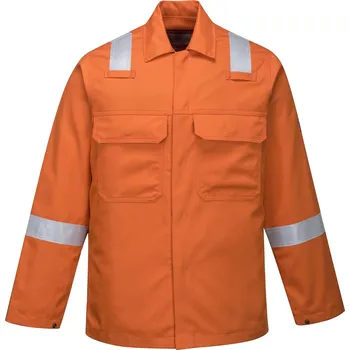 PORTWEST BIZWELD IONA BZ13 / Nehořlavá reflexní bunda - oranžová XXL