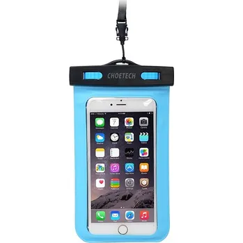 Pouzdro na mobilní telefon ChoeTech Waterproof Bag for Smartphones Blue