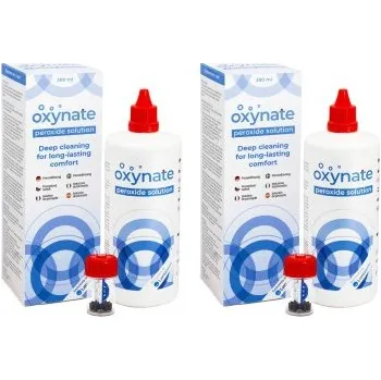 Kontaktní čočky Roztoky na kontaktní čočky Oxynate Peroxide 2 x 380 ml s pouzdry Oxynate