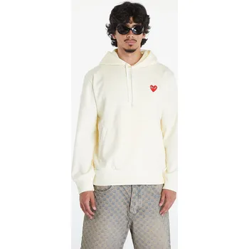 Pánská mikina Mikina Comme des Garçons PLAY Hoodie Ivory XXL