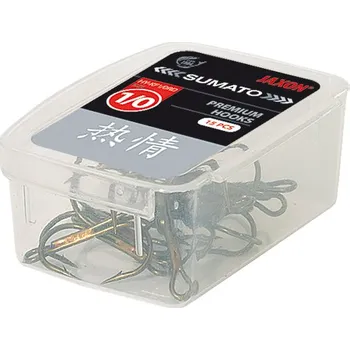 Rybářský háček SUMATO TREBLE HOOKS 1/0 Gun Black