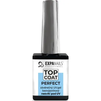Lak na nehty UV/LED gel Top coat Perfect 11 ml - bezvýpotkový