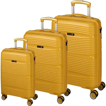 d&n Travel 4200 4W sada kufrů LMS Yellow