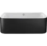 Duravit Happy D.2 Plus - Volně stojící vana, 180x80 cm, bílá/graphit super matt 700453800000000