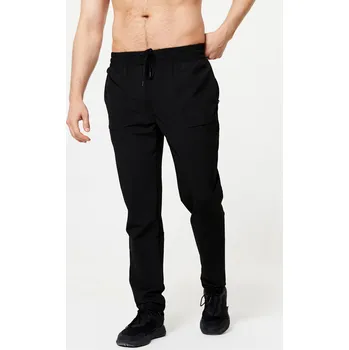 DOMYOS Pánské fitness tepláky XL ČERNÁ