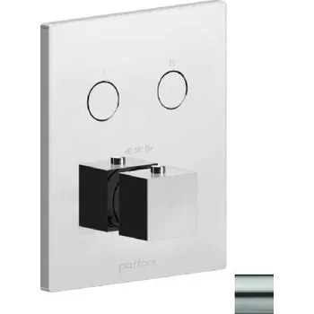 Vodovodní baterie Paffoni Compact Box - Termostatická baterie pod omítku, pro 2 spotřebiče, nerez CPT518ST