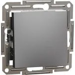 SCHNEIDER ELECTRIC ASFORA Ovládač tlačítkový, řazení 1/0, bezšroubový, antracit