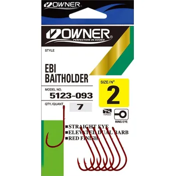 Rybářský háček Owner Háčky Baitholder 5123 3/0 - 4ks