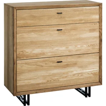 Botník Massivo.cz Botník Nyborg, vysoký, dub-masiv