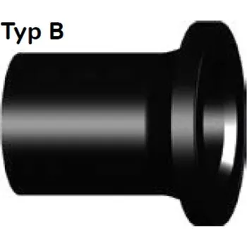 Vodovodní potrubí Nákružek lemový Wavin PE100, svařování na tupo, SDR17, typ B,, d 140