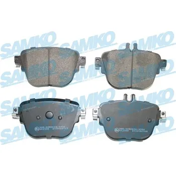 Brzdová destička Sada brzdových destiček, kotoučová brzda SAMKO 5SP2168
