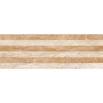 Obklad Wembley relieve stripe beige G - obkládačka 20x60 béžová WEM006