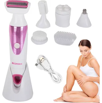 dobirkov.cz Dámský holicí strojek, zastřihovač chloupků, 5v1